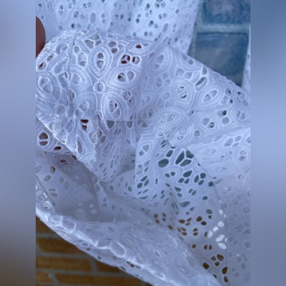 MICHELLE FARMER COLLABORATE LACE WIDE LEG PANTS SIZE 6 - Picture 5 of 9